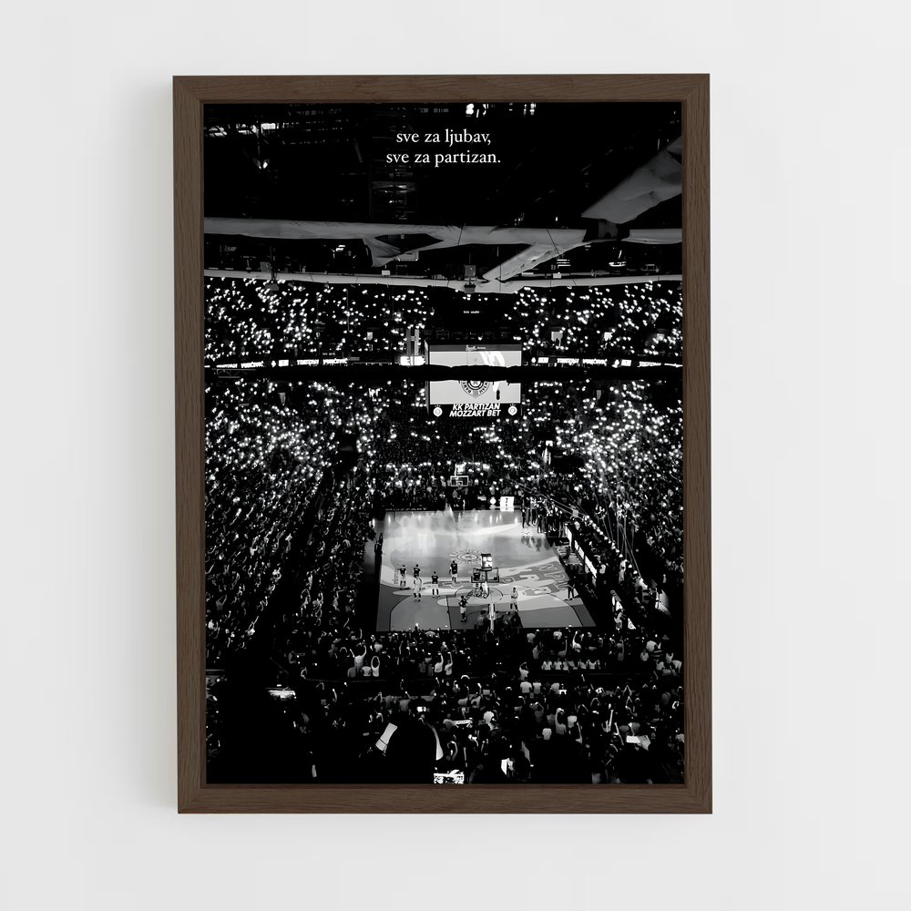 Poster L'Esprit de Partizan – affiche Basketball (vue 5)